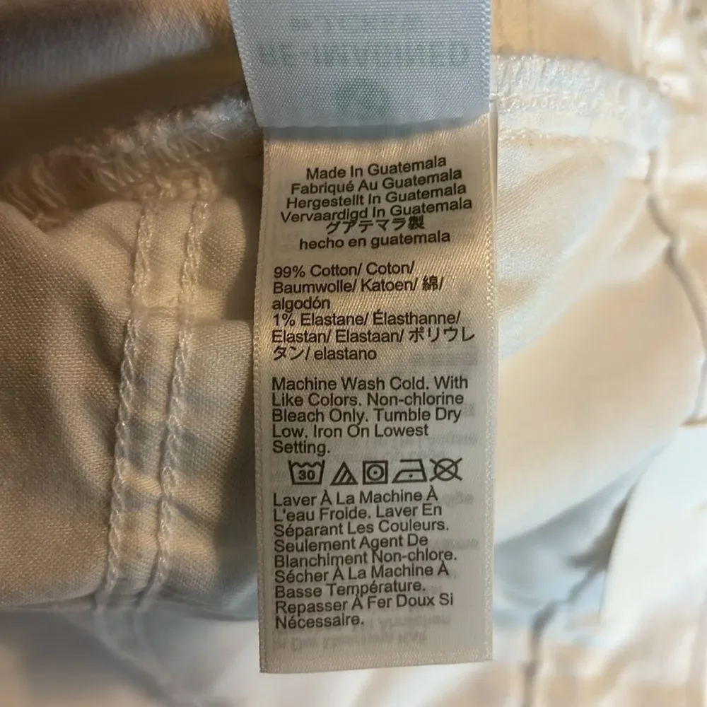 NEW J. CREW | slim boyfriend jeans white 37